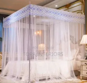 Foldable 4 Corner Stands Bedroom Mesh Mosquito Nets
