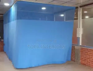Meshed Top Airy Hospital Partitioning Cubicle Curtains