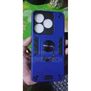 Infinix Hot 30 Play Shockproof Hybrid Armor Magnetic Ring Stand Cover