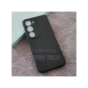 Vivo Y19s Protective Back Cover Case - Black.
