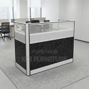 Office Desk : One-Way Office Modular Partition Workstation