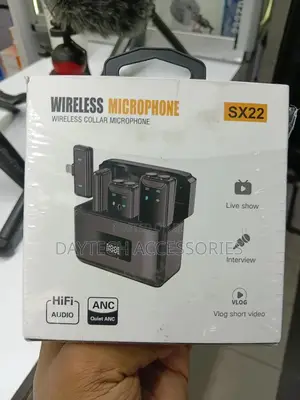 Sx22 Wireless Lavalier Microphone With Display Charging Box