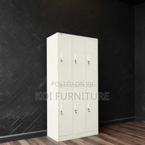 Office Cabinet; Modern Steel Six Lockers Office Storage Cabinet
