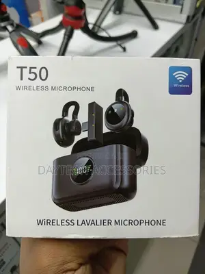 T50 Wireless Lavalier Digital 2.4g Wireless Microphone 2-in-1,