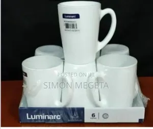 *Set of 6 New Morning White Cups 