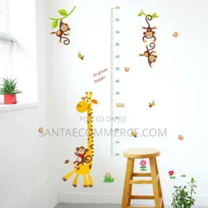 Kids Vinyl Wallpaper Decoration Wild Animals Learning Stickers