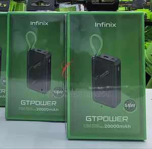 Infinix Gtpower *55w*Xp20gt 20000mah Flash *Charge Laptop* Power Bank