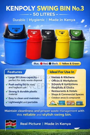 50l Kenpoly Dustbin No. 3