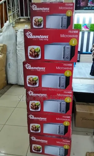 Ramtons 20litres Digital Microwave Rm 458 (Silver Glass)