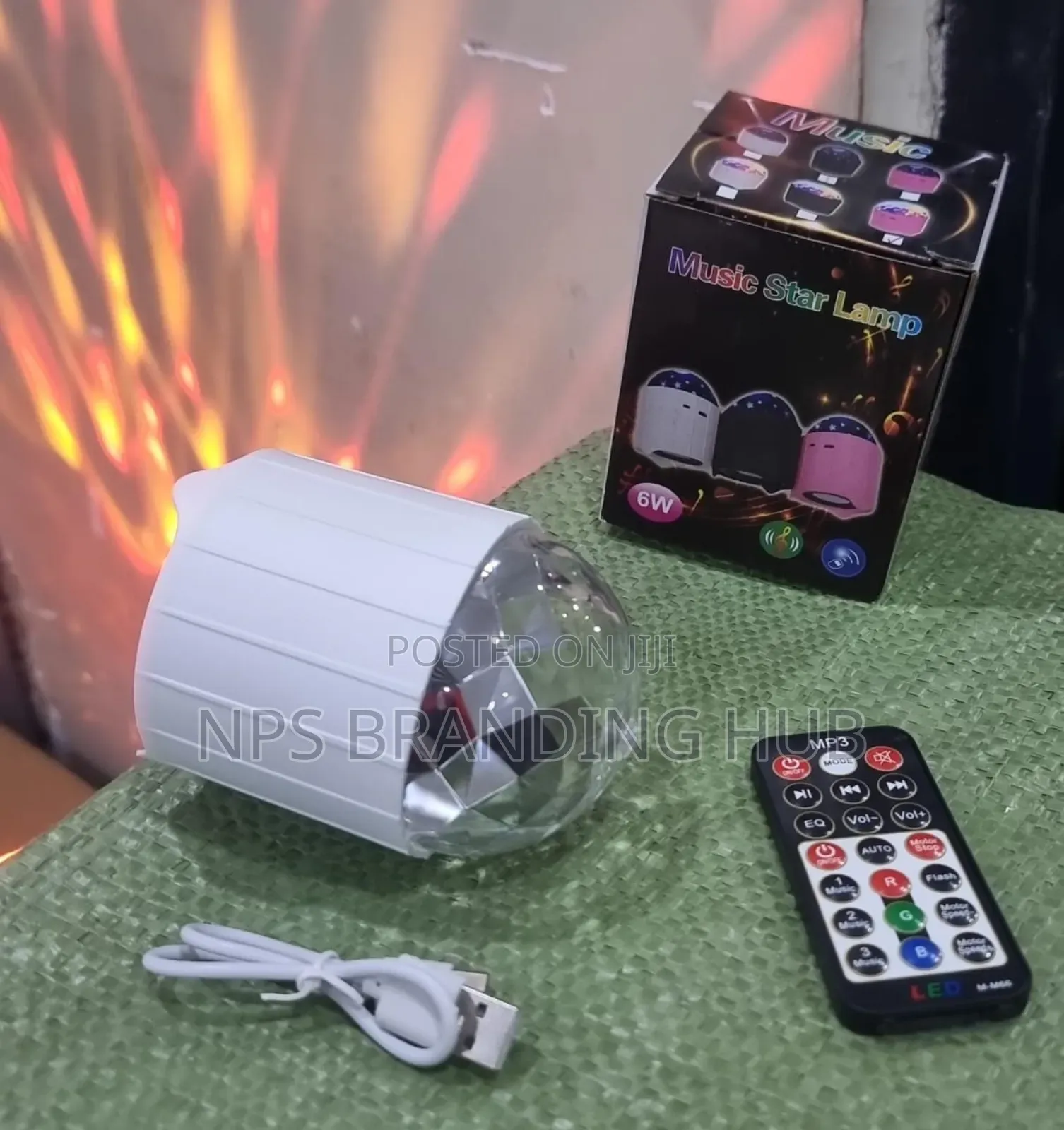 Rechargeable Bluetooth Speaker Mini Music Magic Lamp 6w P.O