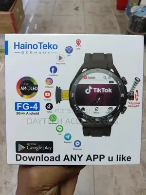 The Hainoteko Fg-4 Is a 5g Android Smartwatch