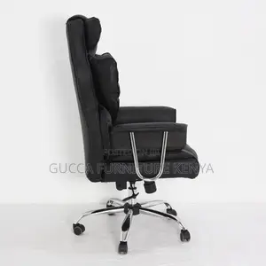 Leather Executive Reclining Computer Chair