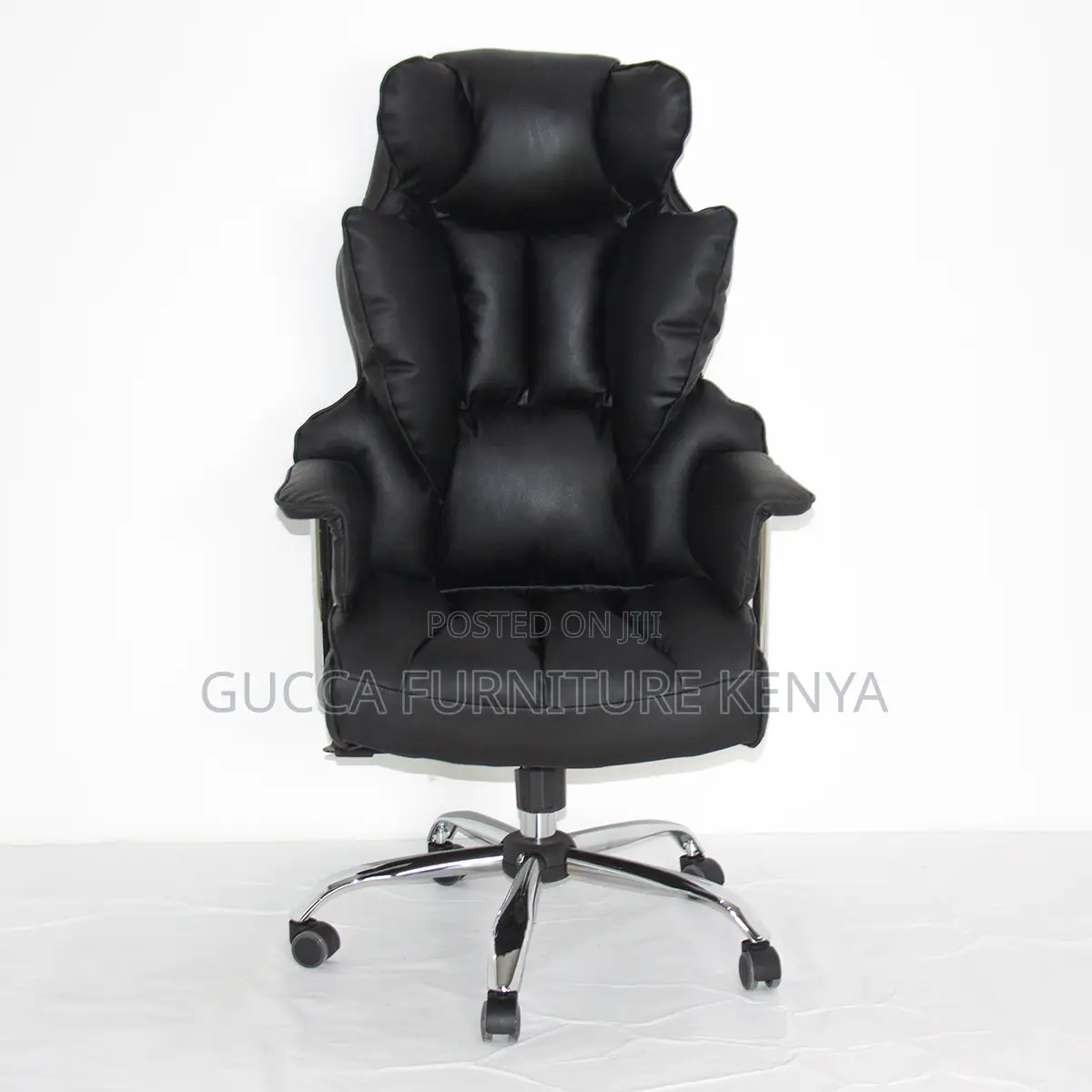 Leather Executive Reclining Computer Chair