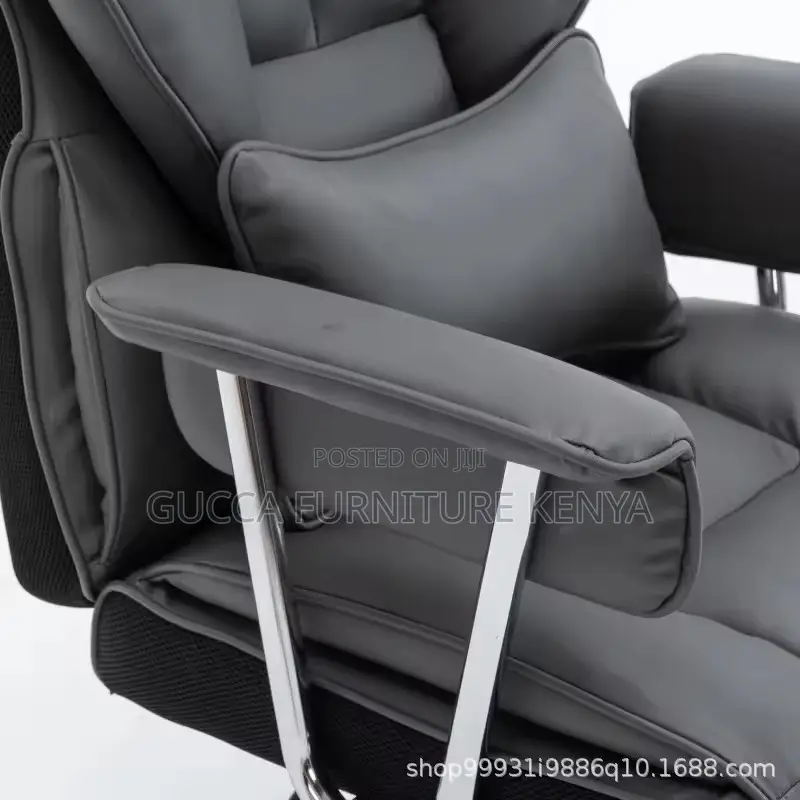 Leather Executive Reclining Computer Chair