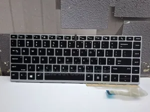 Replacement Us Keyboard For Hp Elitebook 840 G5 Silver Frame Backlit