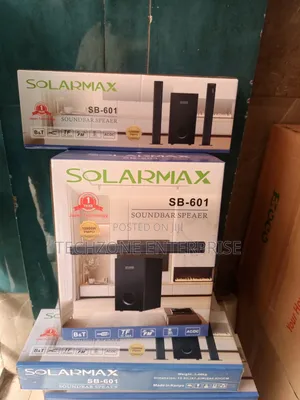2.1ch Solarmax Sb-601 Soundbar Multimedia Speaker System Woofer 