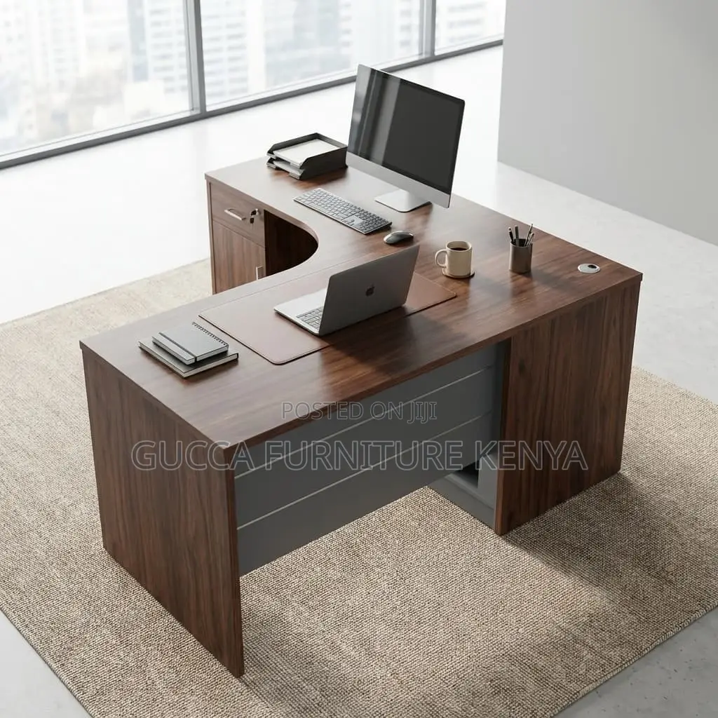 1.4m Executive Curved Office Study Desk