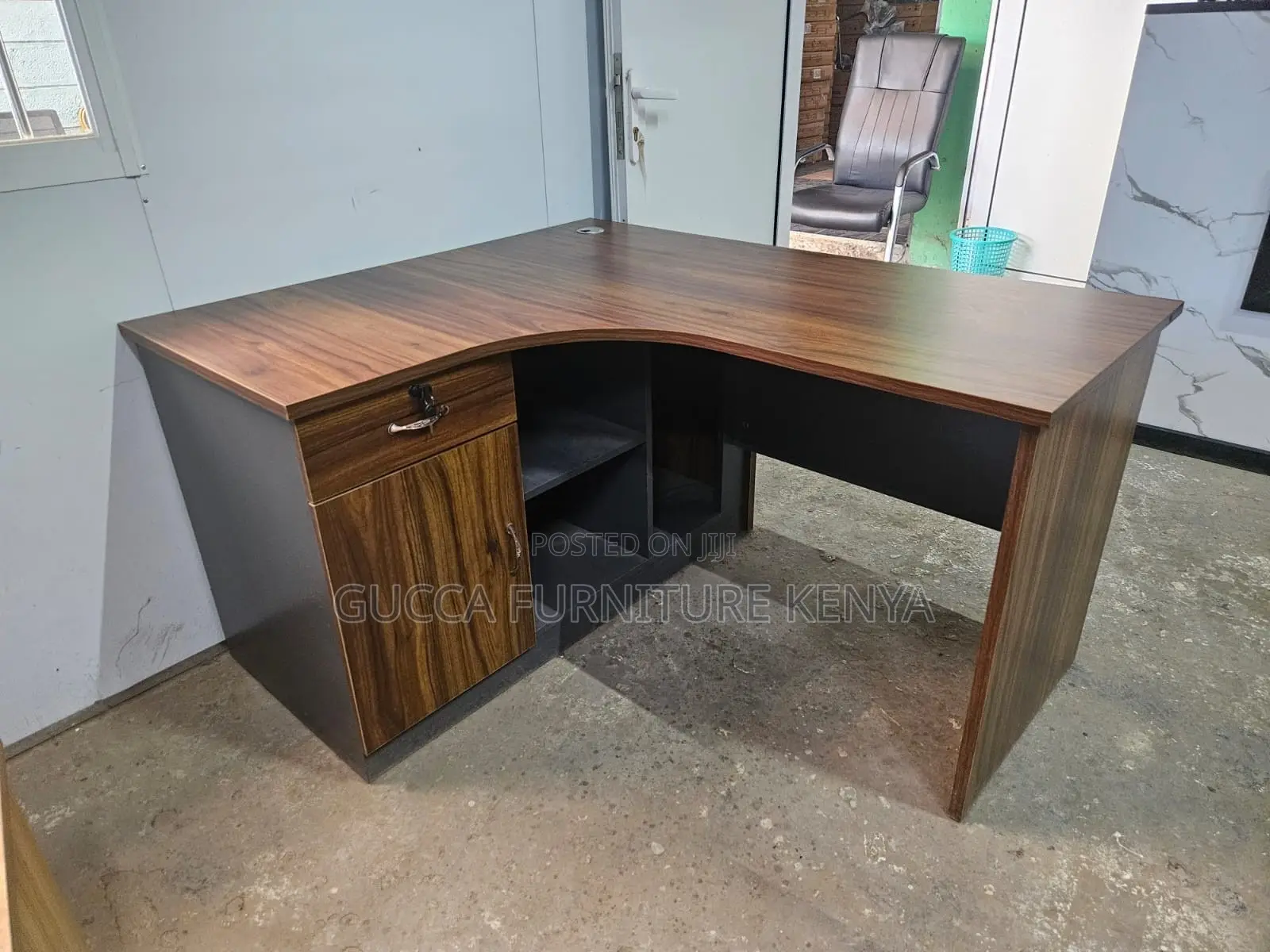 1.4m Executive Curved Office Study Desk