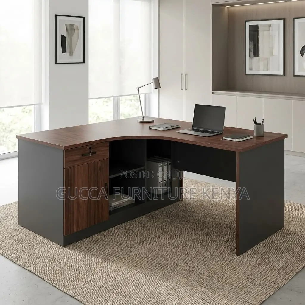 1.4m Executive Curved Office Study Desk