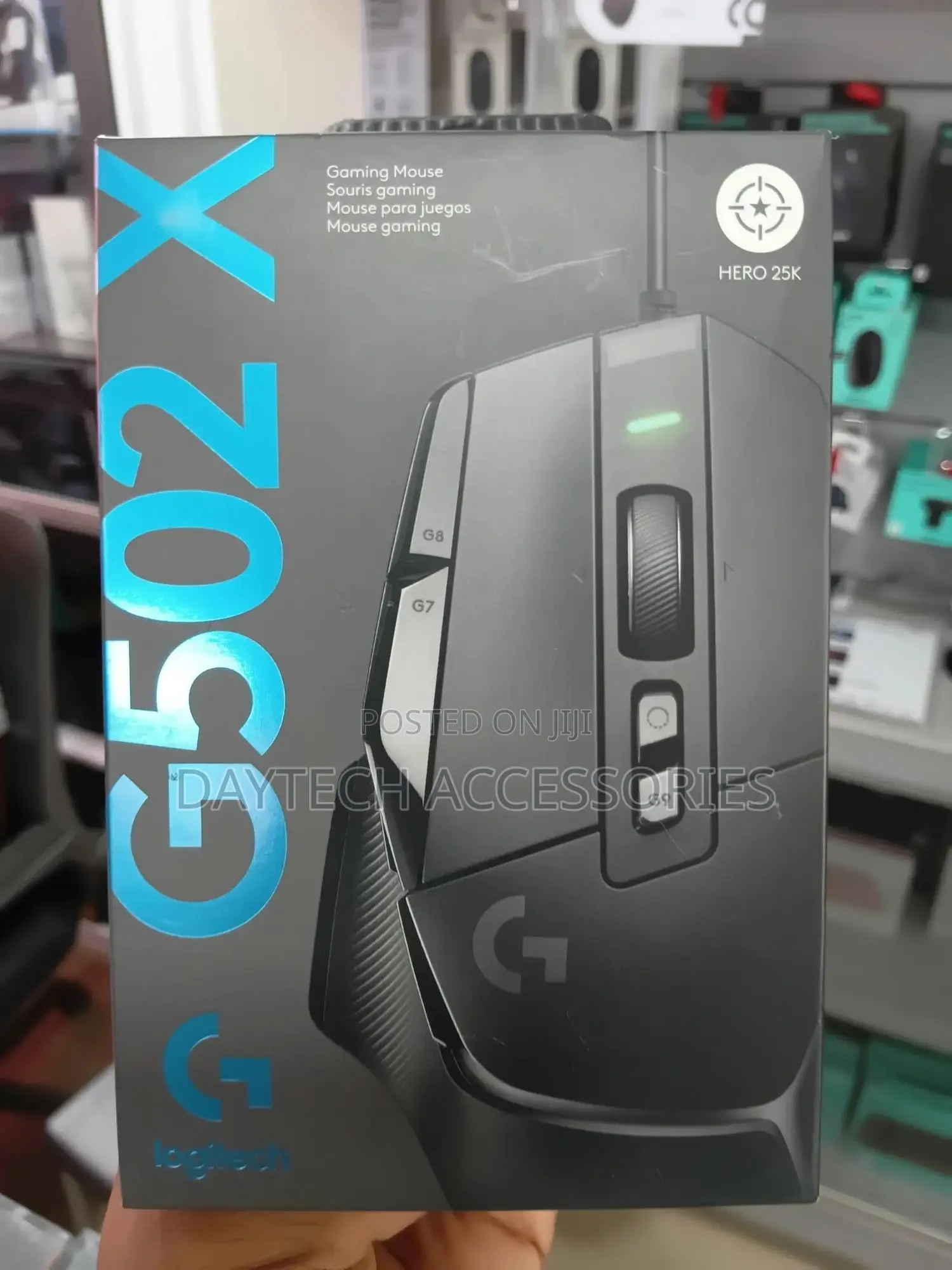This Is a Logitech G502 X Wired Gaming Mouse.