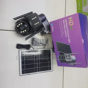 Hd Ubox Solar Camera 2lens CCTV Camera