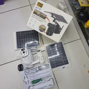 6mp Dual Lens Solar Cameras CCTV Camera