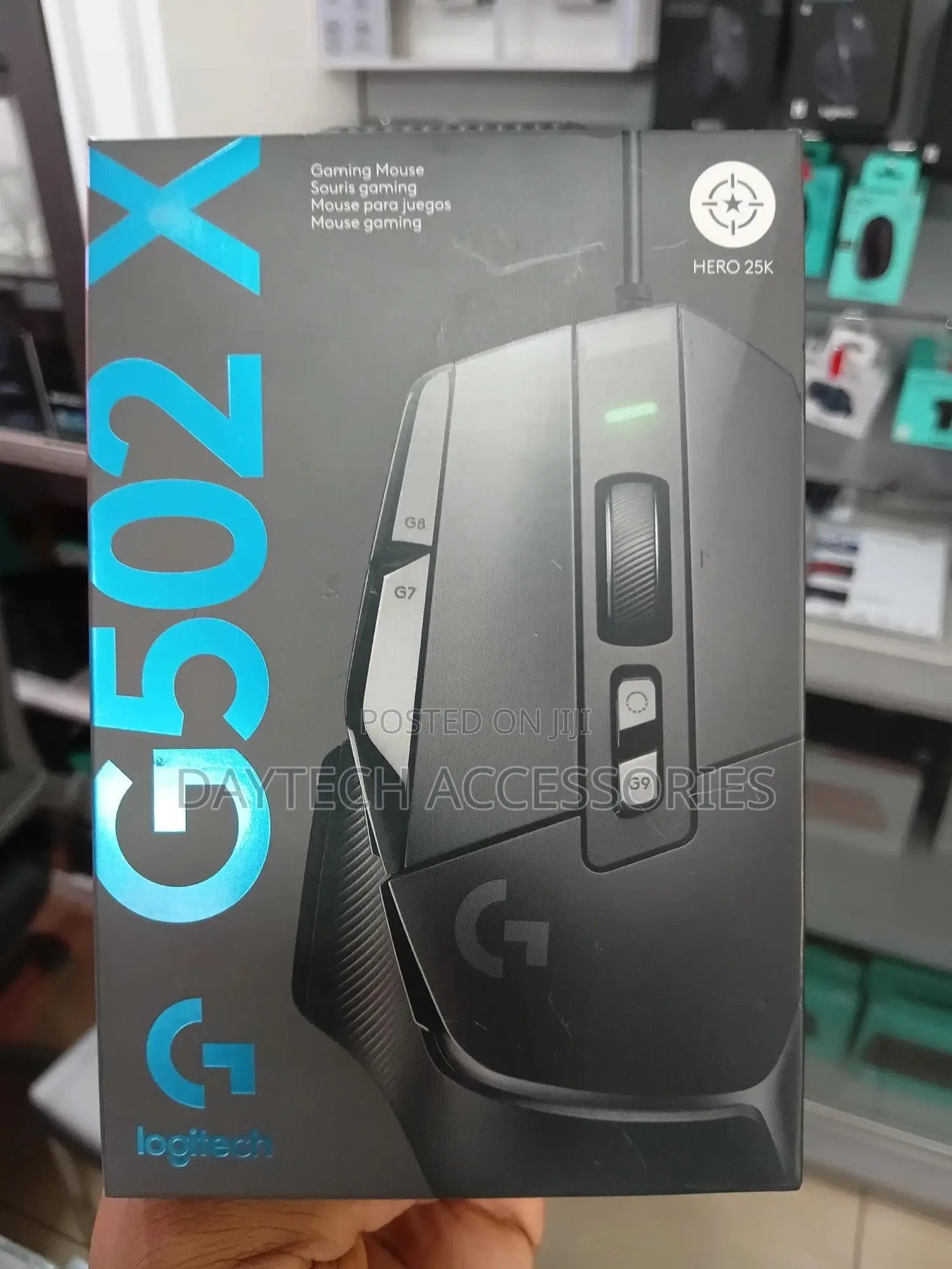 Logitech G502 X Wired Gaming Mouse - Black