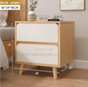 Modern Wooden Bedside Cabinet 46*40*34cm Zn