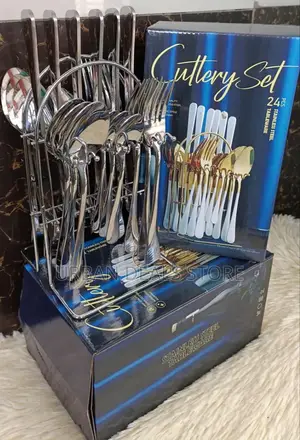 24 Pieces Stainless Cutlery Set