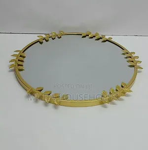 Decorative Round Shaped Mirror Available.