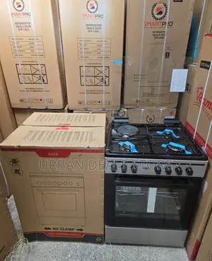 60*60 Cm Von Cooker – 3 Gas + 1 Electric Standing Cooker