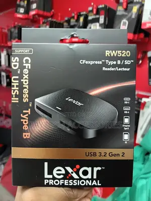 Lexar Cfexpresstm Type B / SDTM Usb 3.2 Gen 2 Reader - Black