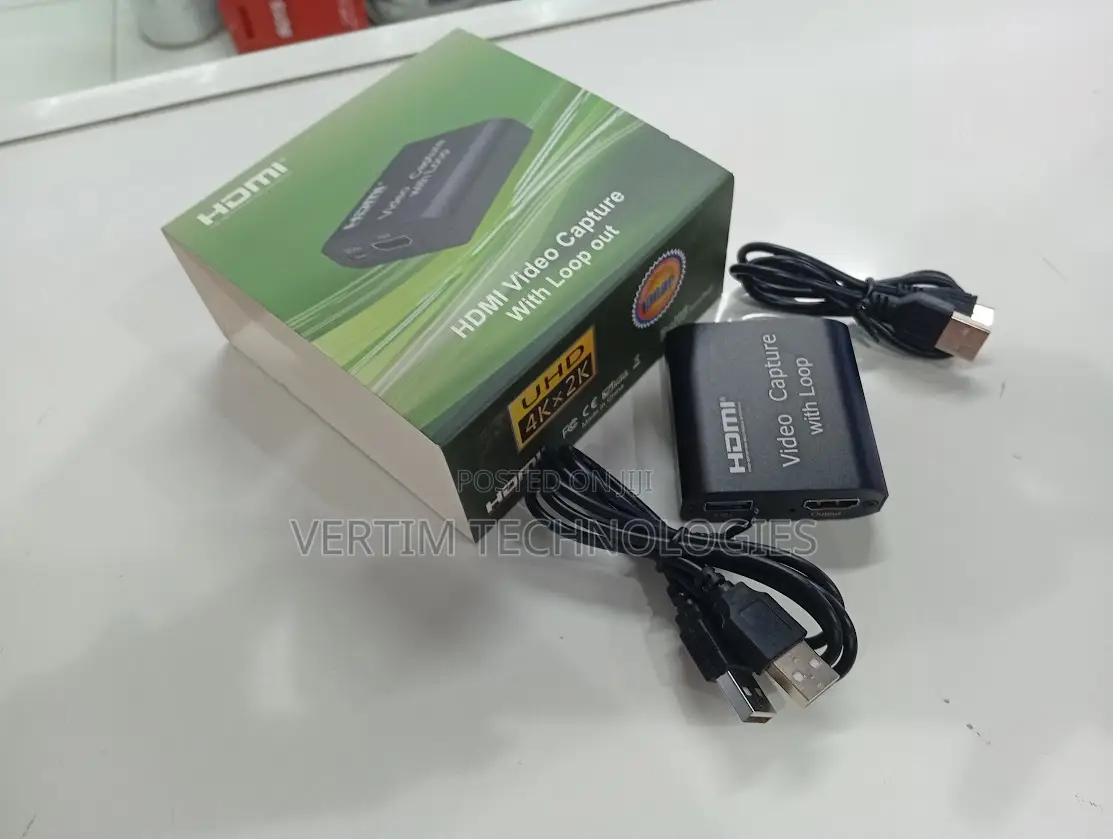 Hdmi Video Capture Card With Loop Out 1080p Usb Streaming Device