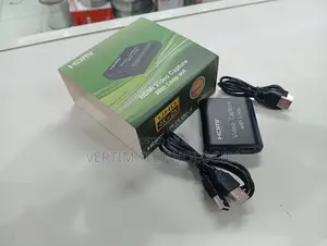 Portable Hdmi Video Capture Card With Loop Out Adapter
