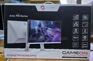 Gameon Arctic Pro Series 27 Inch All White Gaming Monitor