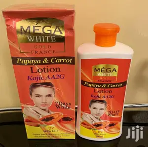 Mega White Papaya&Carrot Kojic Aa2g Lotion Kojic 7 Days White Lotion