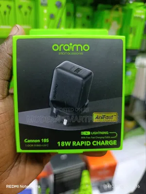Oraimo Cannon 18s 18w Rapid Charge iPhone / Lighting Charger
