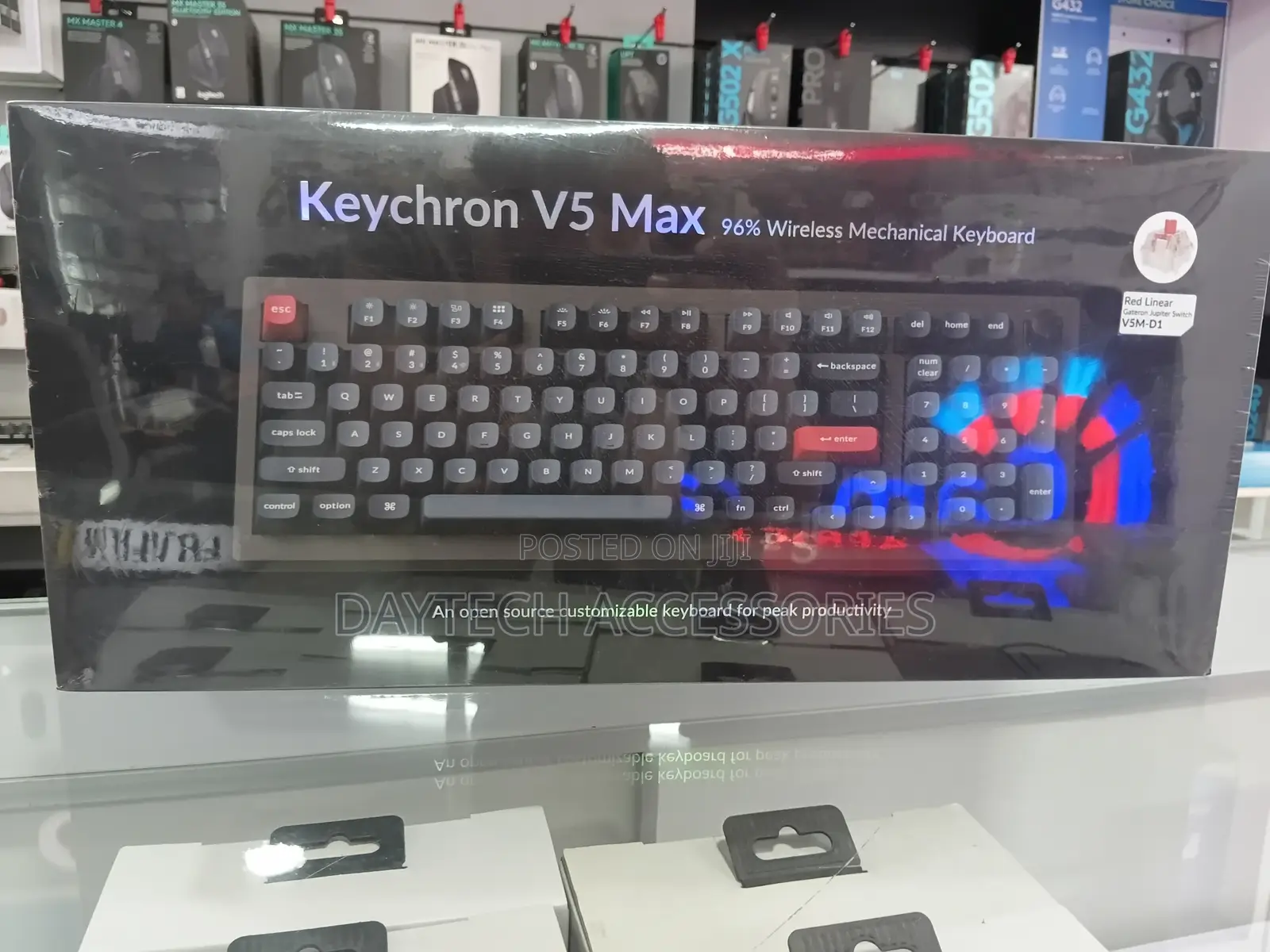 Keychron V5 Max Wireless Mechanical Keyboard.