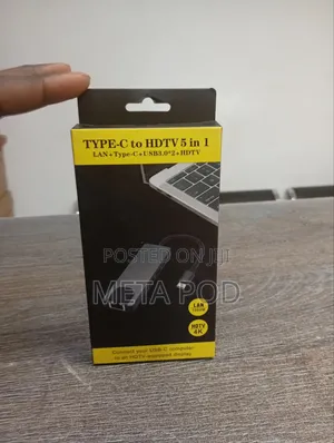 Type C 5 in 1 , Lan+Type C +Usb3.0*2+Hdmi