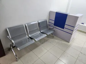 Silver Office Waiting Chair