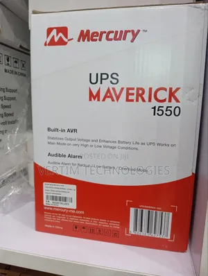 Mercury Maverick 1550va Ups X4 Ports Outlets