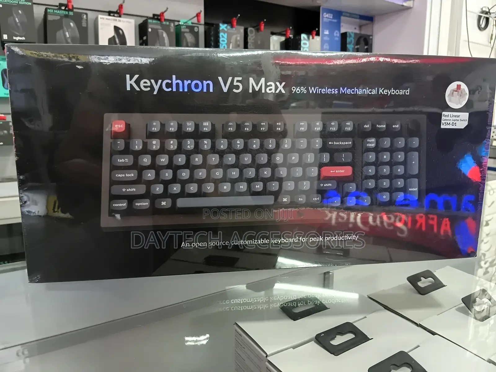 Keychron V5 Max Sealed Full Size Wireless Mechanical Keyboard! V6m-D1