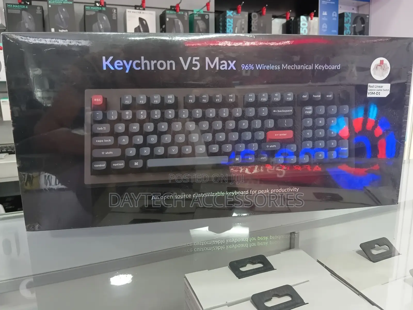 Keychron V5 Max Sealed Full Size Wireless Mechanical Keyboard! V6m-D1