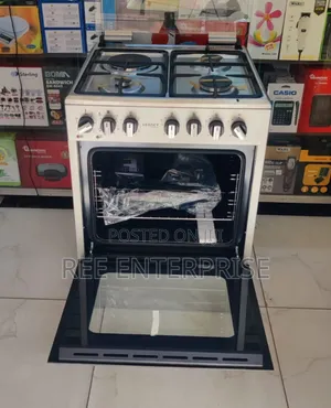 * 3gas + 1electric Legacy Cooker Silver