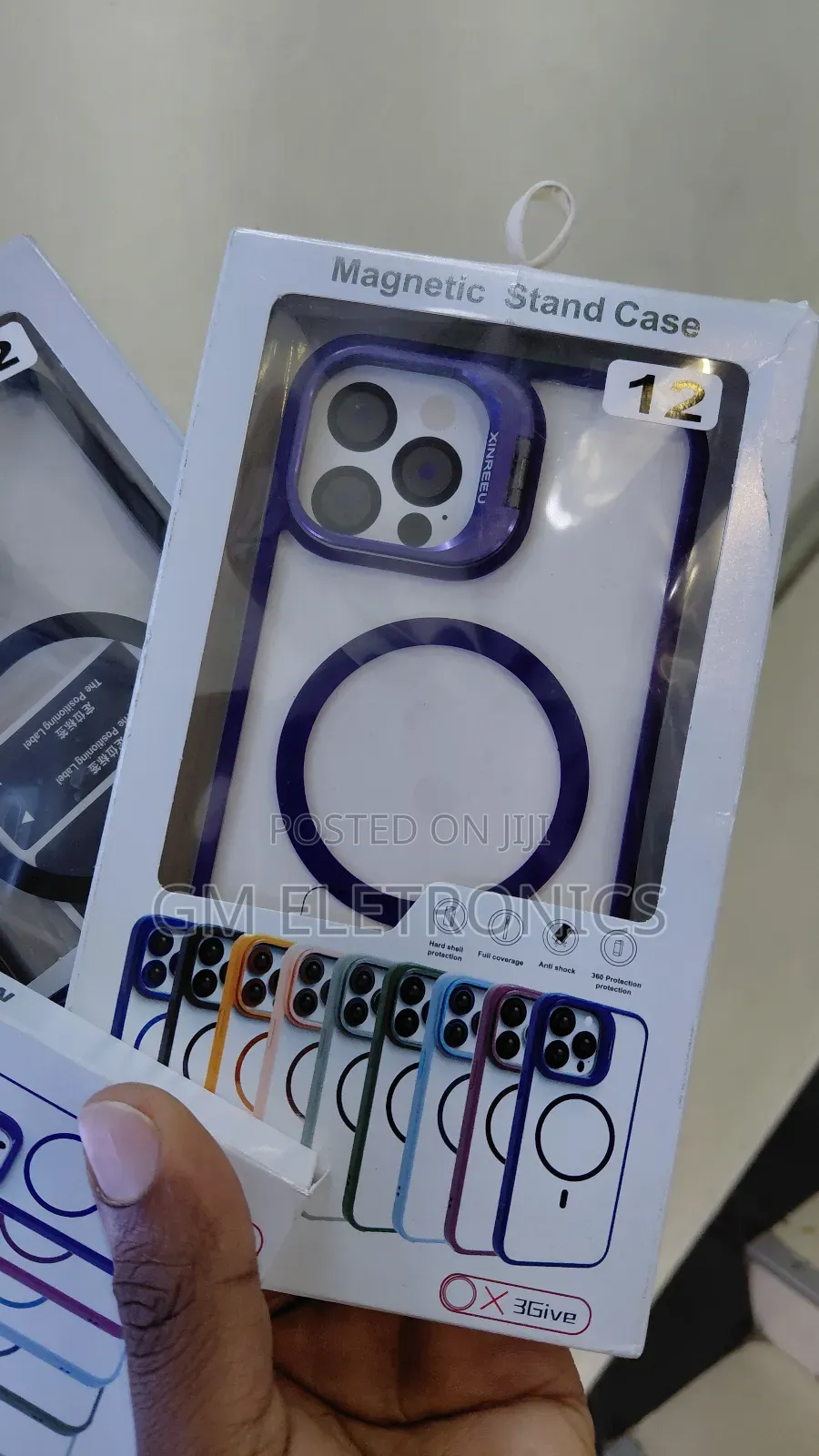 iPhone 12 Magnetic Case- Diffrent Colours Available.