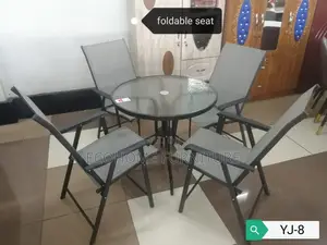 Outdoor Table and Foldable Chair