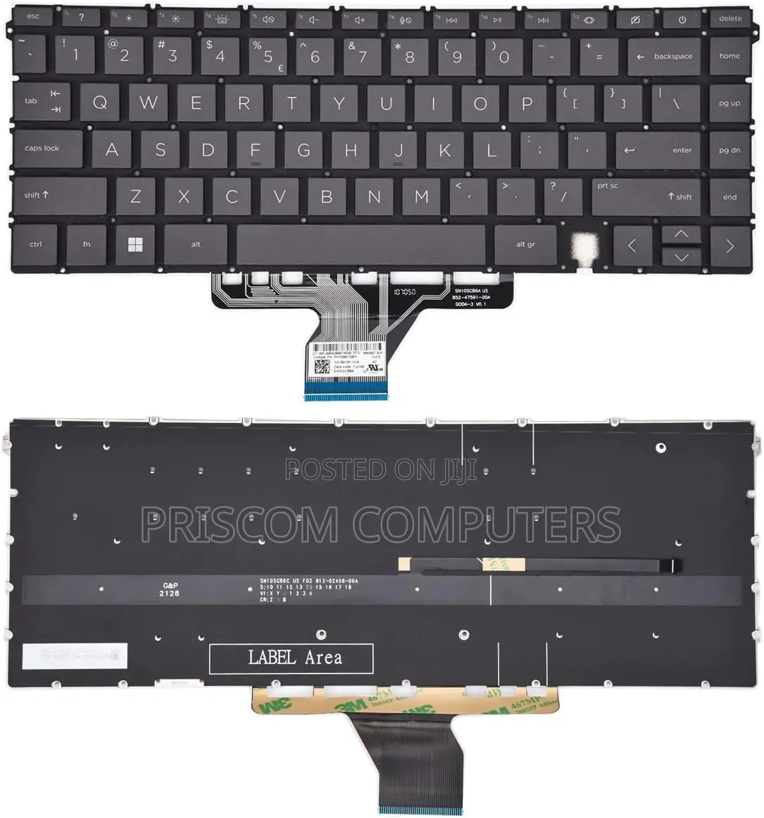 Hp Folio 13-4000 Backlit Laptop Keyboard