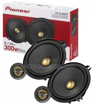 Ts-A1301c Pioneer 5.25" - 2-Way Component Speakers 300w (Pair)