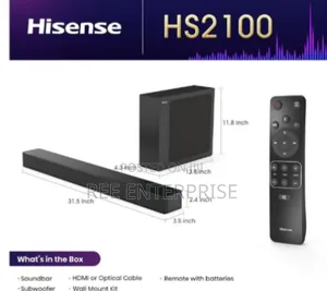 Hisense Hs2100 Soundbar System 240watts