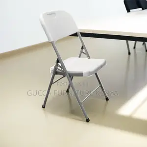 White Folding Home Office Study Chair